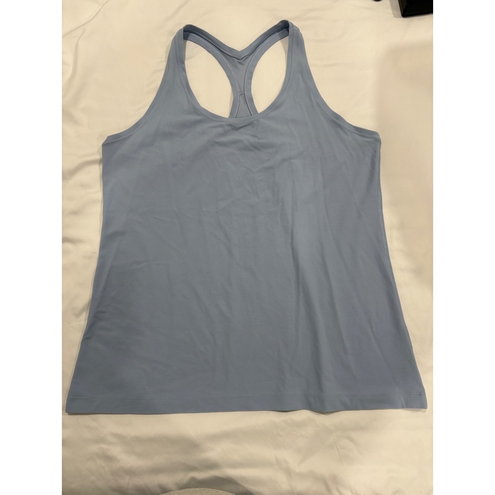 Lululemon Cool Racerback II Nulu Blue Linen Soft Stretch Yoga Pilates XL